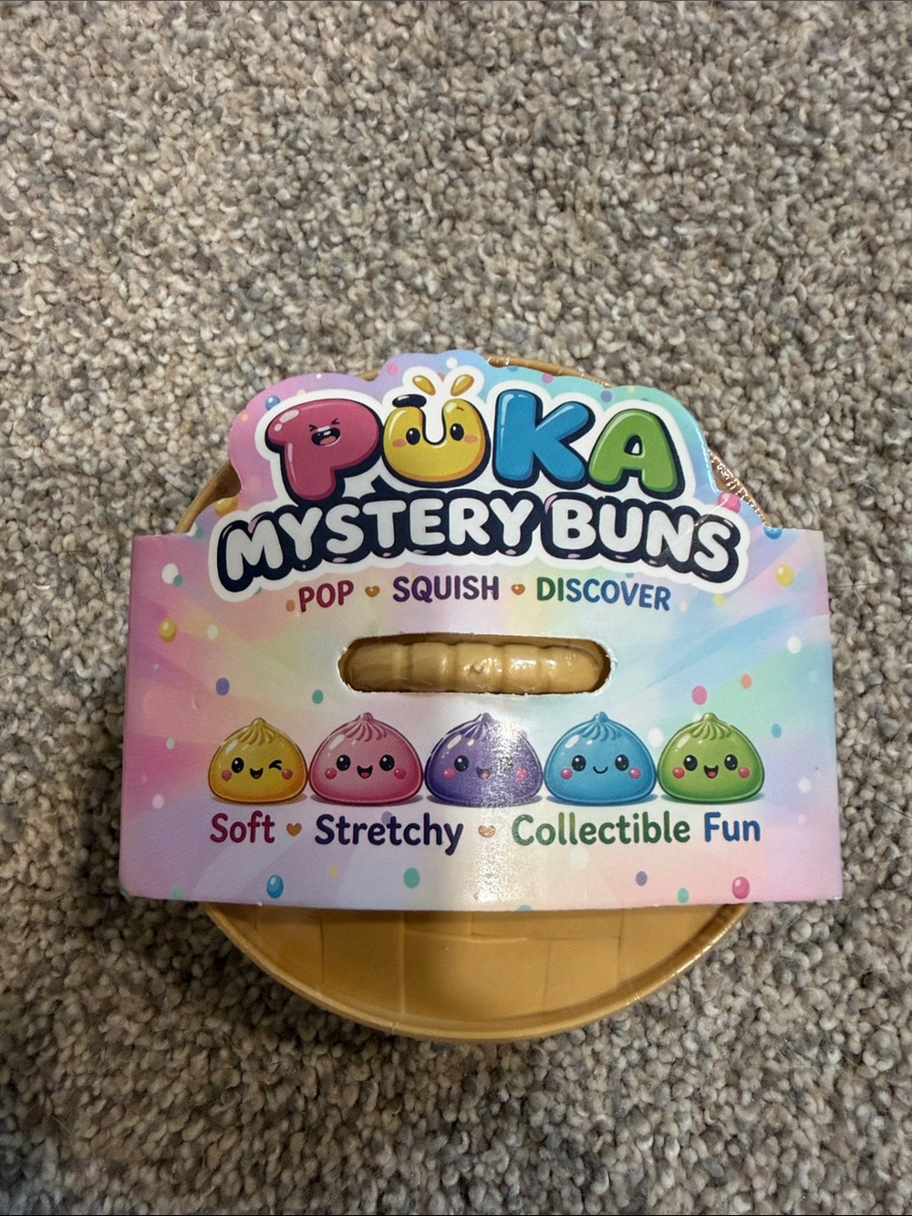 NEW/Puka Mystery Buns Kids Toy (dumpling)